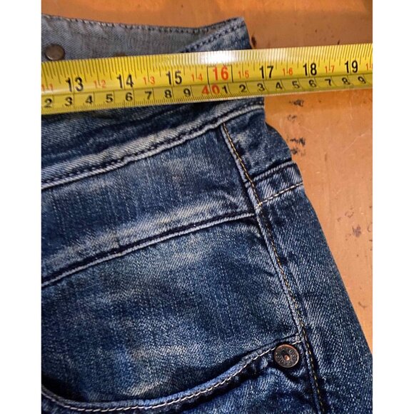 G. Star 3301 Straight Denim Button Fly Jeans Mens 33 x 32 Casual Outdoors - Picture 9 of 11